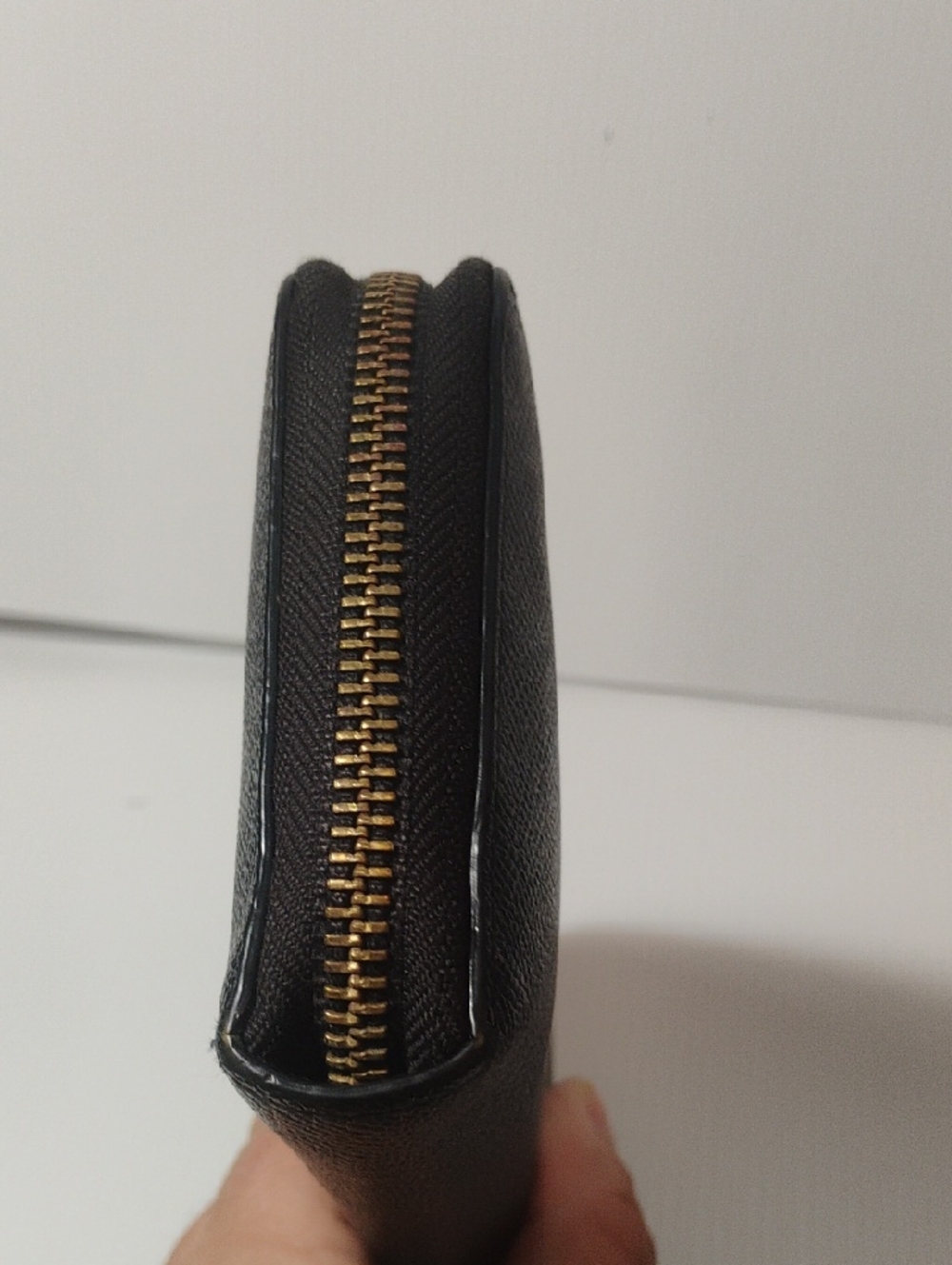 Coach Essential Continental wallet black polished leather Ret $225 - Picture 9 of 10